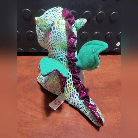 Cinder the Beanie Boo Dragon - Picture 2 of 3
